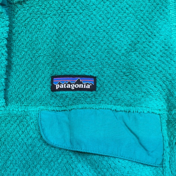 Patagonia Women’s Re-Tool Snap-T® Pullover Fleece Aqua Stone Beryl Green Size L - Picture 3 of 9
